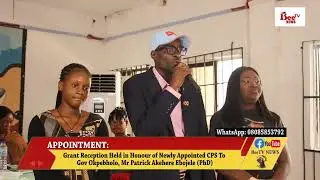 Grant Reception Held in Honour of Newly Appointed CPS To Gov Okpebholo, Mr. Patrick Akehere Ebojele.