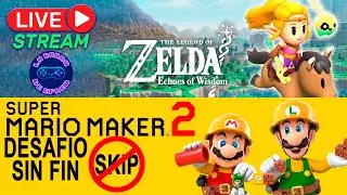 ¡Caos total! Zelda: Echoes of Wisdom y Mario Maker 2 No skip con La Banda 🎉 ¡Risas, fails y más!