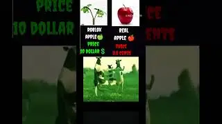 Roblox sugar apple vs real apple value difference | grow a garden vs real life#roblox #growagarden #
