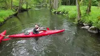 Spływ Łupawą - Łupawsko-Damno - Dron