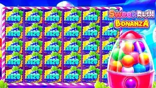 SLOT GAMES | SWEET RUSH BONANZA | NEW RECORD MILLION PAYOUT #slot #slotgames