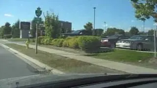 Driving in Whitby, Ontario - Canada