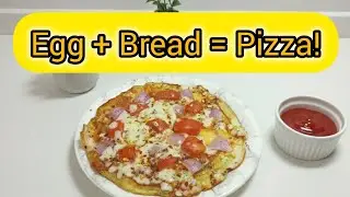 The Ultimate Breakfast Pizza - Bread Omelette Pizza Recipe