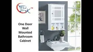 Wall Mounted Storage Cabinets: One Door Wall Mounted Bathroom Cabinet
