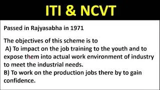 Class   1 l Introduction to Industrial Training Institute I NCVT l