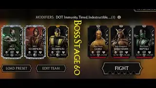MK Mobile ACTION MOVIE TOWER FATAL Gameplay Boss Stage 60-60 And Rewards.