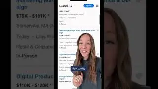 Your #1 source for 100k+ Jobs! Work smarter not harder with Ladders.