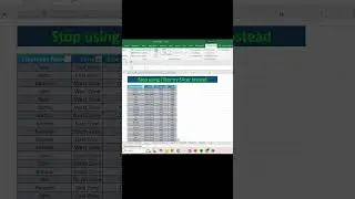 Excel Filter is OLD NEWS! Use Slicer instead for faster data analysis #exceltips #exceltricks