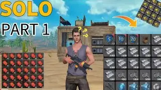SOLO LUCKY STANDARD BIG RAID PART 1//LAST DAY RULES OF SURVIVAL