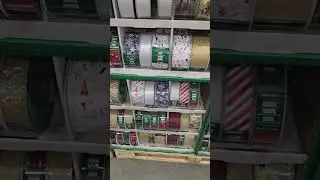 Christmas Ribbon have arrived! #costco #diy #wreaths #gifts #holiday #viralvideo