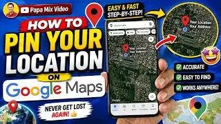 Paano Mag Pin ng inyong Location sa GOOGLE MAP #pinlocation #googlemap