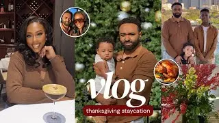 a cozy thanksgiving staycation vlog ♡ the thompson hotel &bull; family game night 