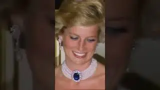 Princess Diana attending a dinner in Hungary on May 7, 1990