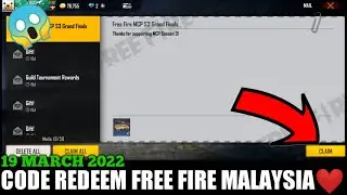 CODE REDEEM 19 MARCH 2022 SERVER SINGAPORE FREE FIRE MALAYSIA❤️ @freefiremalaysiaofficial@skyzepep