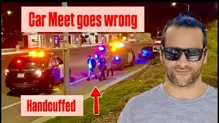 Police shut down car meet in California