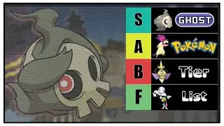 The OFFICIAL Ghost Type Pokemon Tierlist