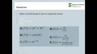 Controle Digital - Transformada Z - Parte 1