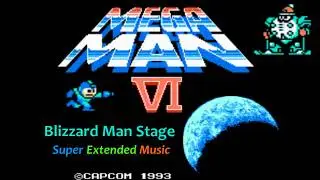 Mega Man 6 (NES) - Blizzard Man Stage Music (Extended)