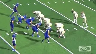 Lyford [QB] Osmar Martinez with the hurdle