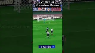 Martinez Long Goal - PES 2025 PS1 #winningevolution #pes2025 #winningeleven #inter #efootball