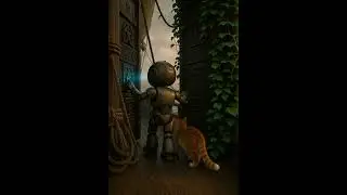 Cat and Robot Discover New Worlds#catandrobot  #epicadventure  #FantasyJourney #adventuretime