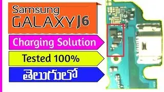 Samsung j6 charging solution | in telugu | by syam | new mobiletricks |