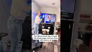 TV fake news prank🤣🤭📺🤫😜#funny #funnyprank #funnyvideo #couple #prank #family
