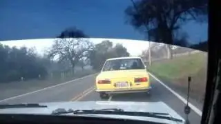 Datsun 510 towing 2500lbs!