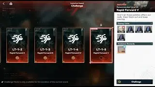 Girls Frontline 2: Exilium - Intertwined Assault | Challenge Mod | LT-1-5 (Heroic Difficulty)