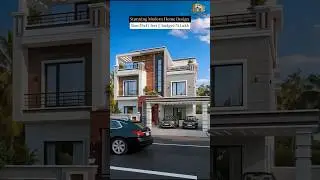 Modern 29x42 House Design | 75 Lakh Budget | Stylish 3D Elevation #ghar #homedecor #exteriordesign