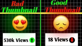 Bad Thumbnail Gets more Views (With Proof 🧾)// How to make Thumbnail like @decodingyt