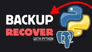 PostgreSQL Backup and Recovery Using Python | Step-by-Step Tutorial