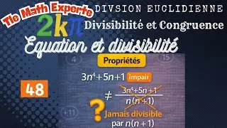 49p92 Pourquoi 3n⁴ + 5n + 1 est impair et n’est jamais divisible par n(n+1) ?