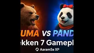 Kuma vs Panda 🐻🐼 | The Cutest Rivalry Turns Savage! | Tekken 7 Gameplay | AaramSe XP