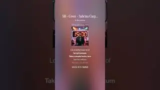 SB   Cover   Sabrina Carpenter &ndash; 15 Minutes v4 v7   Eurodance