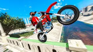 ULTIMATE REAL LIFE BIKE STUNTS! - (GTA 5 Stunts & Fails)