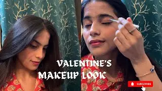Valentine&rsquo;s Day Makeup look/GRWM/💕Outfit+makeup+hairstyle/Soft look🥰✨