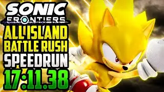 (Former WR) Sonic Frontiers (PS5) | All Island Battle Rush Speedrun In 17:11.38