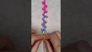 How to Make Bracelet at home/Easy bracelet for  beginners #shorts #macramebracelet #bracelet
