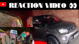 Reaction video ( ignis car best public reaction on car sound system) #ignis #deafbonce #loud #yt 