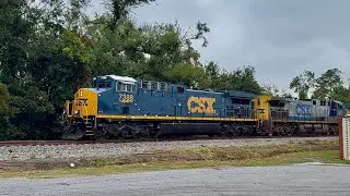 CSX M605-10 with CSXT CW44AH 7388 leading with an awesome RL K5L on 10/10/2025 