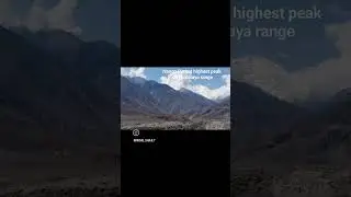Nanga Parbat highest peak on Himalaya range #nangaparbat #highestpeak #himalyas #gilgitbaltistan