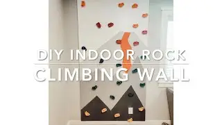 How to Build a CHEAP Indoor Rock Climbing Wall