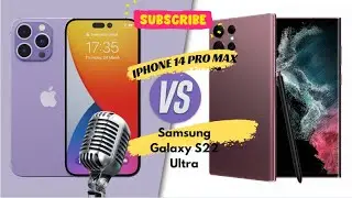 iPhone 14 Pro Max vs Samsung Galaxy S22 Ultra Speaker TEST!