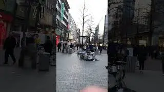 барабанщик на площади в Гановере
