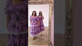 Lilac Dress Try-On Video XXS & L