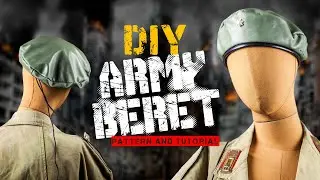 DIY Leather Army Beret Pattern and Tutorial