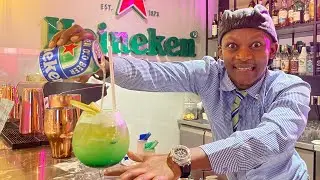 #HEINEKEN150years COCKTAILNEKEN 0.0 Non Alcoholic #cocktail video gift by MANZI~Mixo 🍹