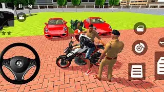 🎮Franklin Modify Indian new🎮 Showroom me se new 2️⃣ Kawasaki h2r And 2️⃣ porche car🚖Police car Game🎮