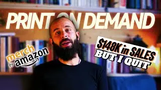 My Print-On-Demand Journey With Merch by Amazon (Passive Income)